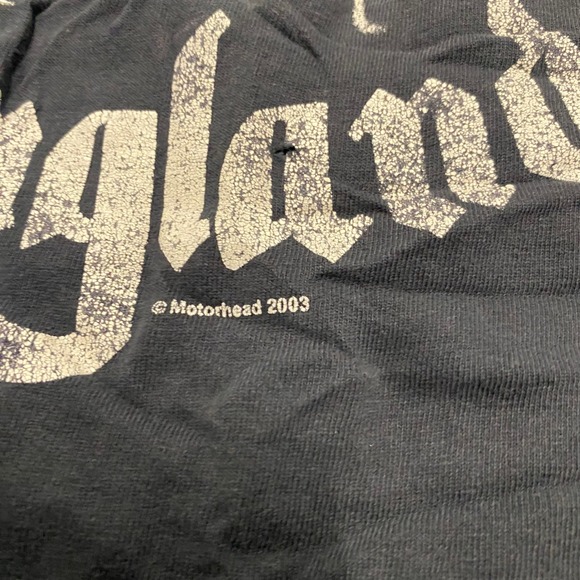 Motorhead England 2003 Band T Shirt Mens XL Black Heavyweight Rock Music Tee - Picture 2 of 4